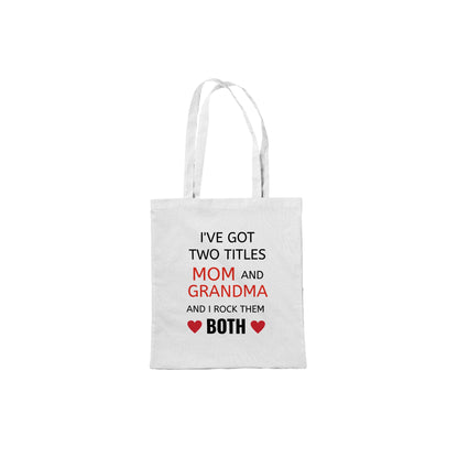 Mother's day Tote Bag, Mom and Grandma Gift , Natural Tote Bags Gifts for Mom and Grandma , Mother's Day Gift Ideas, Mother's Day Grandma gift,